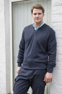 RTY020 V-Neck Acrylic Sweater