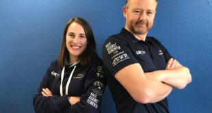 Race for Dementia announcement James Worthington and Lauren Chandler MyWorkwear announces support to fight dementia