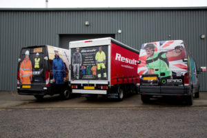 Result vehicle livery online Result expands its fleet for 2018