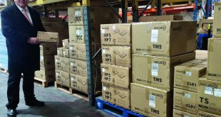 Robin at our new UK warehouse Secabo opens new UK warehouse