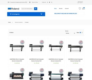 Roland marketplace Roland DG launches marketplace for sales and collaboration