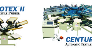 Rototex Centurian Manual and automatic carousel textile screen printing machines