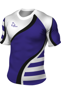 An example of a sublimated rugby shirt