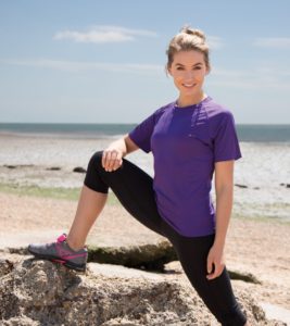 S287X purple lifestyle 1 Enhanced drape and flattering wear