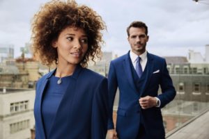 SJ contemporary suiting blue New contemporary suiting collection