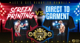 SP vs DTG cover design2 1 Screen Printing vs DTG: 10-round battle for Print Method Championship of the World