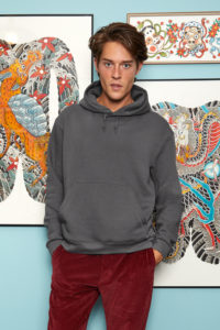 SS WU620 Hooded steel grey Crop The A/W masterpiece