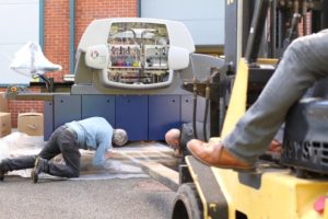 The Avalanche 1000 being installed