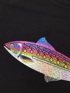 Silver Holographic Subli Print Fish 2 And now for something truly unique…