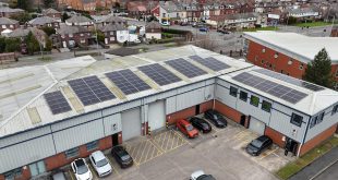 The solar panel installation at Zebra Print