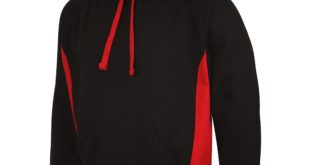 Team Hoodie Black Red Angle How do you choose the best teamwear hoodie?