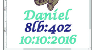 Teddy Design New options available to embroiderers