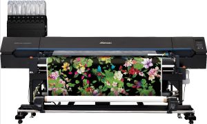 The Tx330 1800B is an ideal space saving solution offering improved stability for printing on more demanding fabrics Tx330-1800 and Tx330-1800B join Mimaki's textile line up