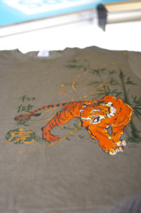 An example of the emulsion on a finished product