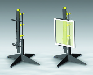 The coater rack
