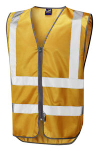 W35 GO COMMODORE Leo Workwear introduces metallic reflective waistcoats