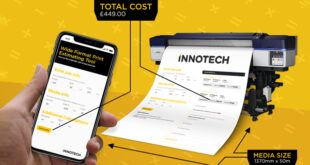 Wide Format Print Estimating Tool E Shot 600x350px New free online tool calculates media requirements and costs for any print job