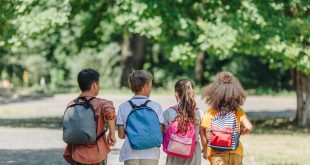 back view of four multicultural friends with backp 2024 11 19 06 09 09 utc Best practice for personalising backpacks and school bags