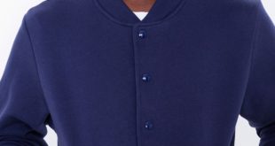 f499 navy A cool and cosy fleece