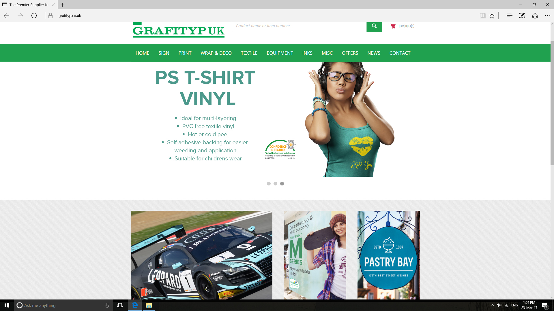 grafityp website New e-commerce website for Grafityp