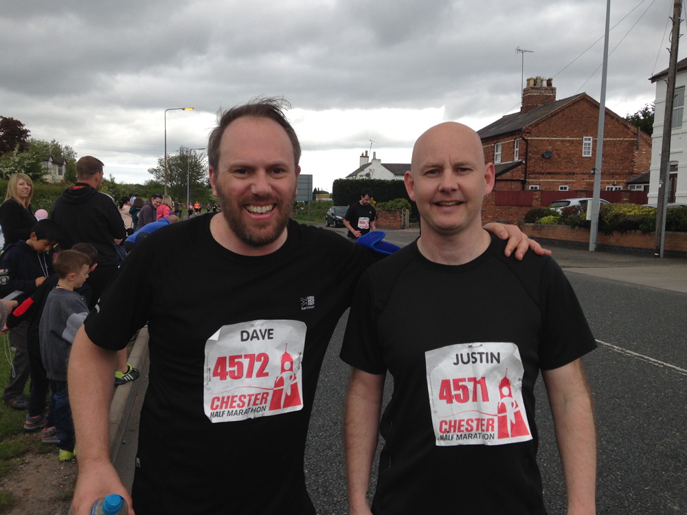 pic 163 Preseli staff members complete the Chester Half Marathon for Ava Evans