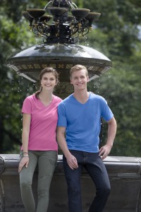 41V00 Adult V-Neck T-Shirt