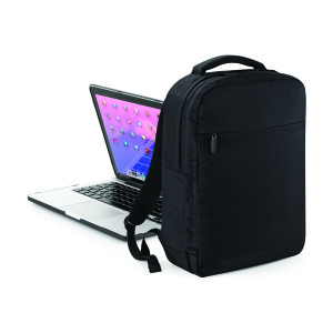 QD948 Eclipse Laptop Backpack in black