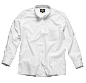 Dickies Oxford Weave Long Sleeved Shirt