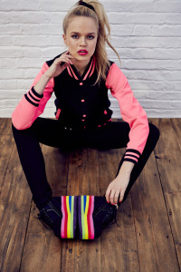 JH044 Electric varsity jacket