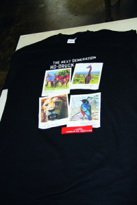 An example of a T shirt made with the Paradigm II