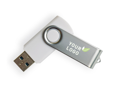 your logo USB image Lighten your load with a digital USB brochure